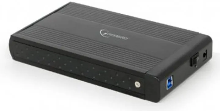 Зовнішній карман Gembird для SATA HDD 3.5'' USB 3.0 Black (EE3-U3S-3) - Фото 1