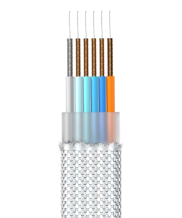 Фото - Кабель синхронізації даних Rolling Square 6in1, inCharge XL 2 м White (XLM02R)