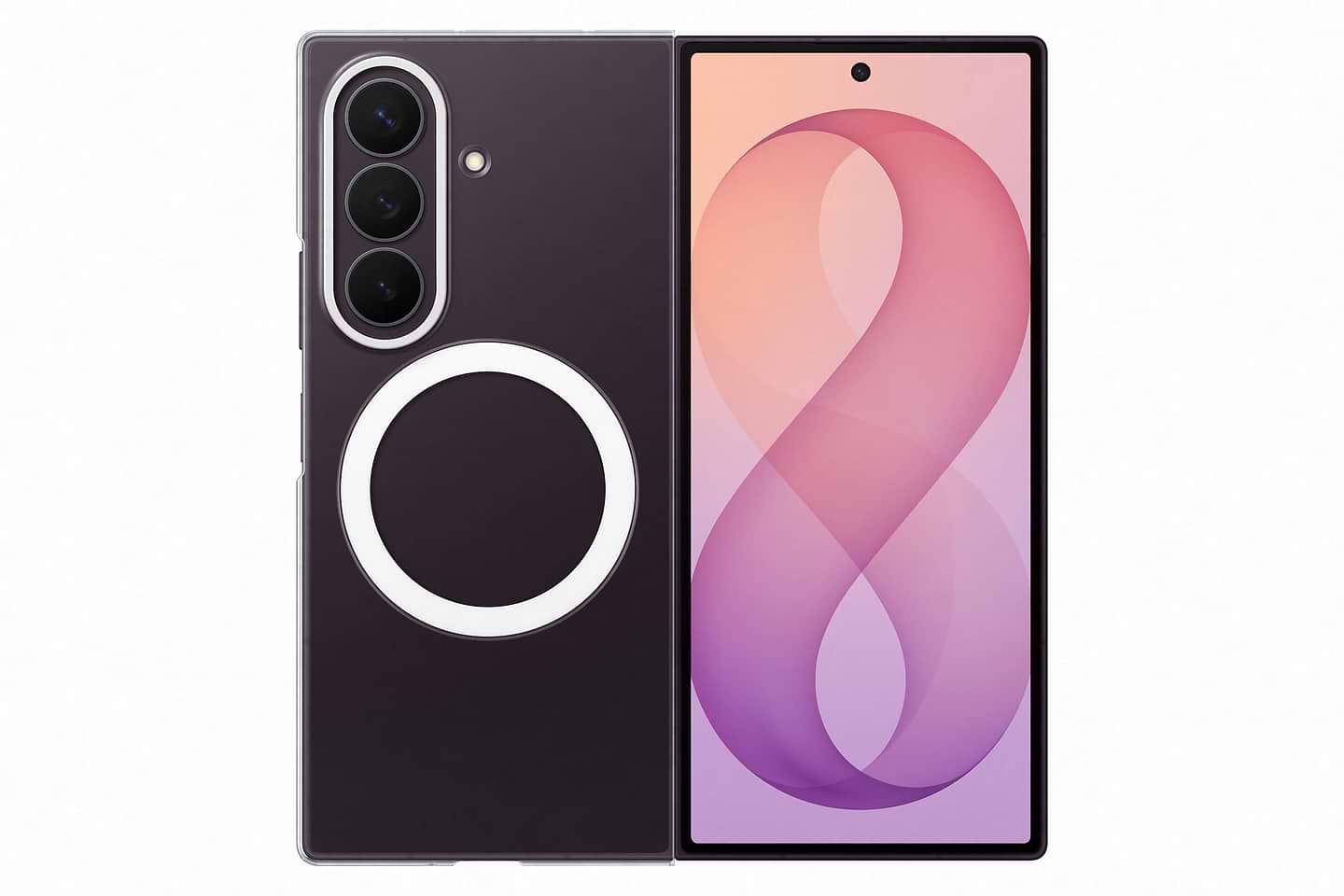 Чохол для смартфону Samsung Clear Magnet Case Fold 8 Ultra Transparency (EF-CF976CTEGUA)