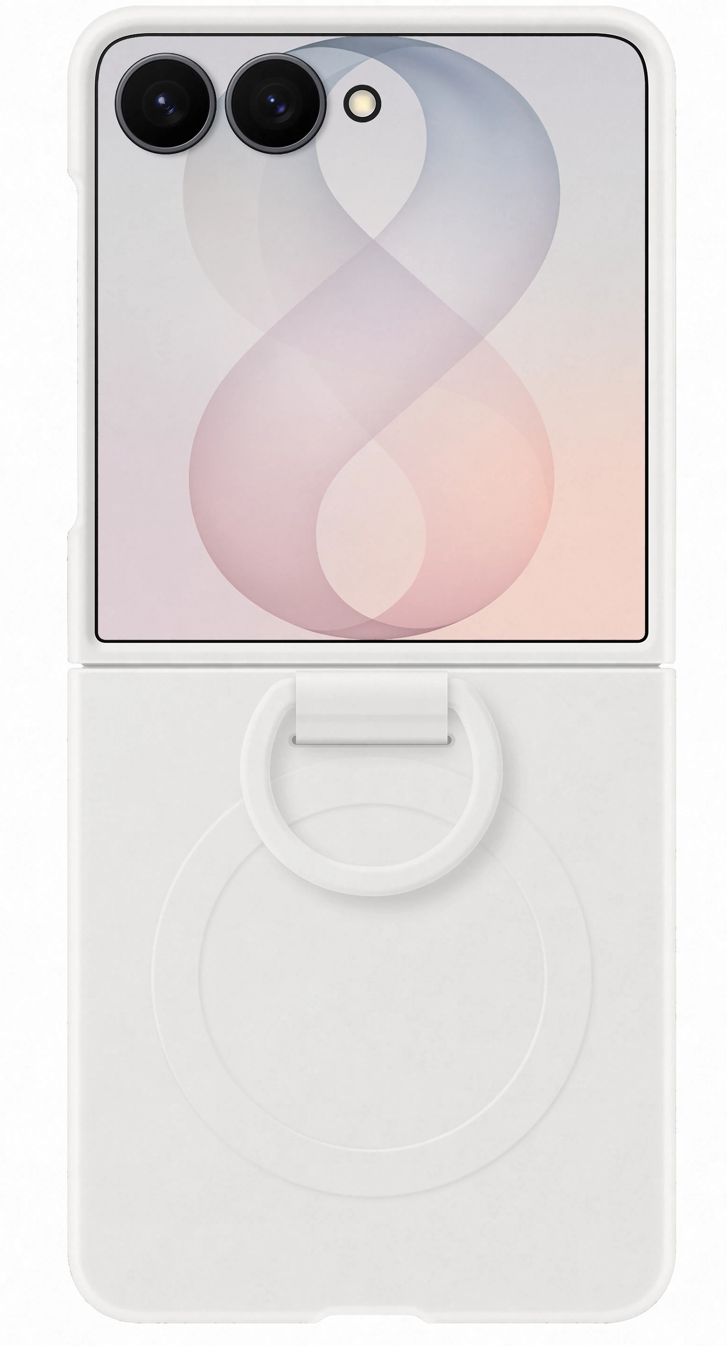 Чехол для смартфона Samsung Silicone Ring Magnet Flip 8 White (EF-EF776CWEGUA)