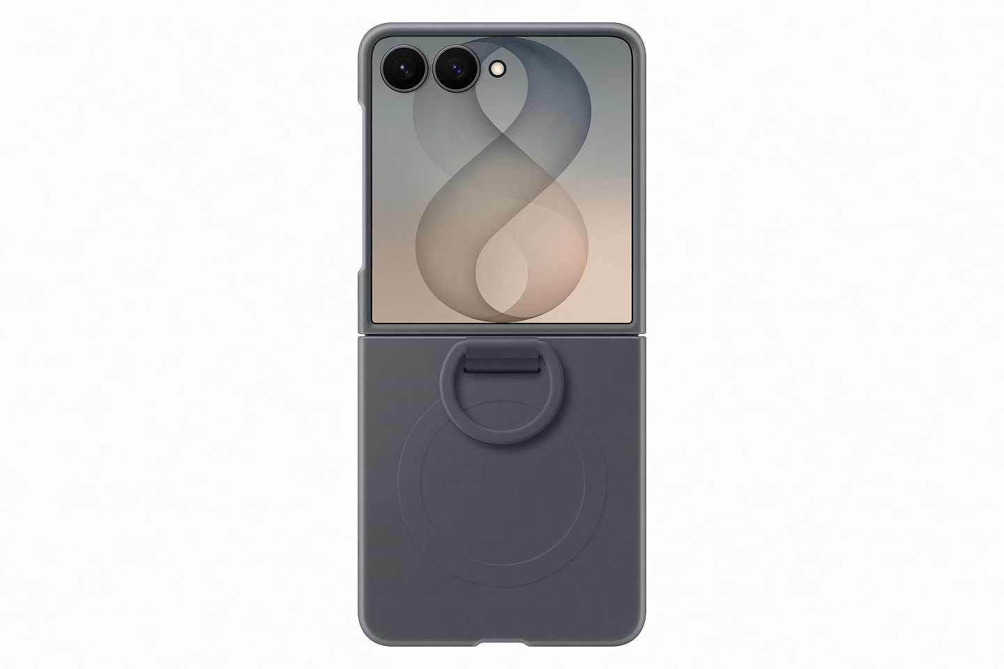 Чехол для смартфона Samsung Silicone Ring Magnet Flip 8 Black (EF-EF776CBEGUA)