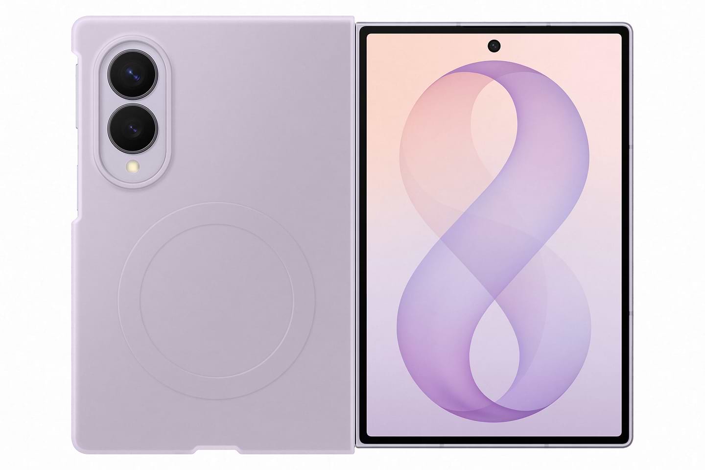 Чохол для смартфону Samsung Silicone Magnet Case Fold 8 Violet (EF-EF971CVEGUA)