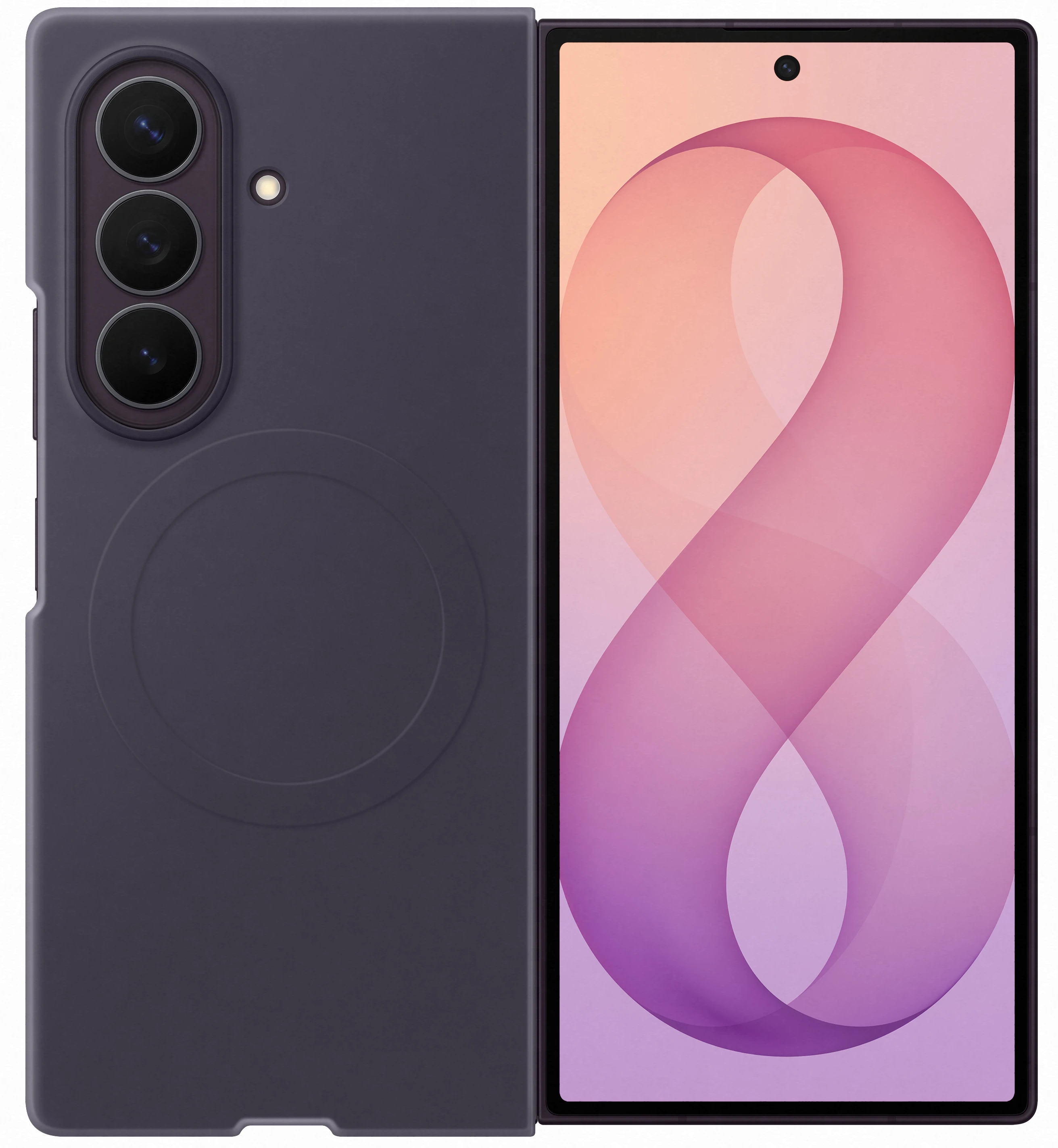 Чохол для смартфону Samsung Silicone Magnet Case Fold 8 Ultra Violet (EF-EF976CVEGUA)