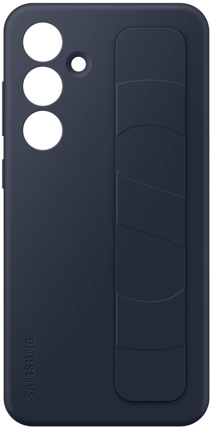 Чехол для смартфона Samsung Standing Grip Case S24 FE Dark Blue (EF-GS721CNEGWW) - Фото 1