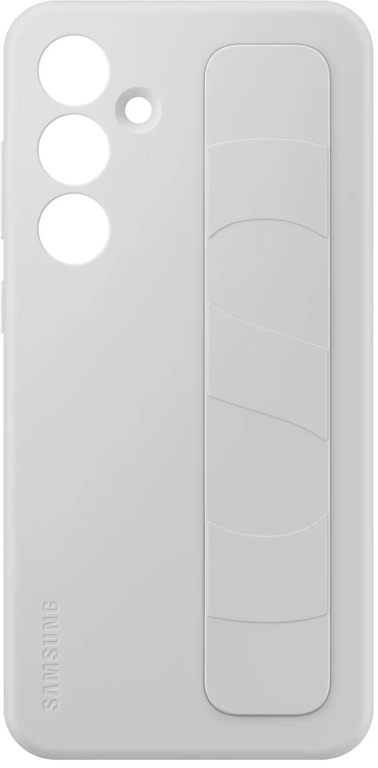 Чохол для смартфону Samsung Standing Grip Case S24 FE Gray (EF-GS721CJEGWW) - Фото 1
