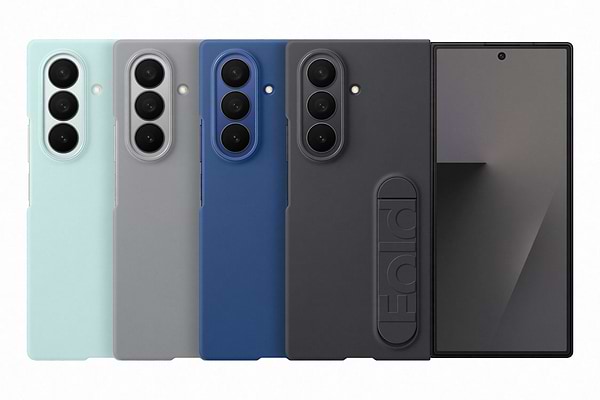 Фото - Чехол для смартфона Samsung Silicone Case Fold 7 Blue (EF-MF966CNEGUA)
