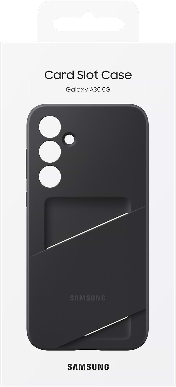 Фото - Чохол для смартфону Samsung Card Slot Case A35 Black (EF-OA356TBEGWW)