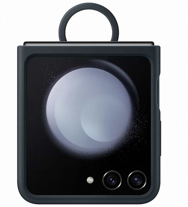 Фото - Чехол для смартфона Samsung Silicone Case with Ring Galaxy Flip 5 Indigo (EF-PF731TNEGUA)