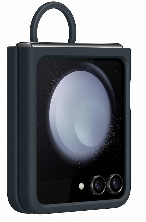 Фото - Чехол для смартфона Samsung Silicone Case with Ring Galaxy Flip 5 Indigo (EF-PF731TNEGUA)