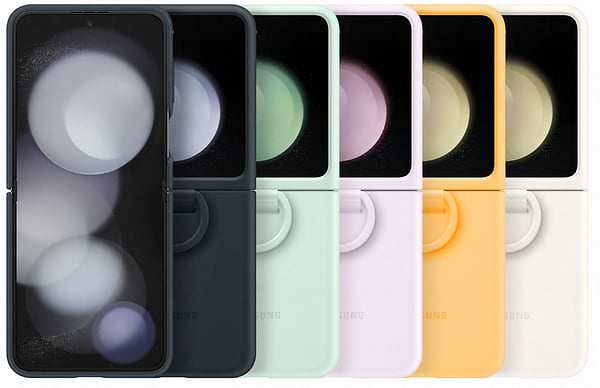 Фото - Чехол для смартфона Samsung Silicone Case with Ring Galaxy Flip 5 Indigo (EF-PF731TNEGUA)