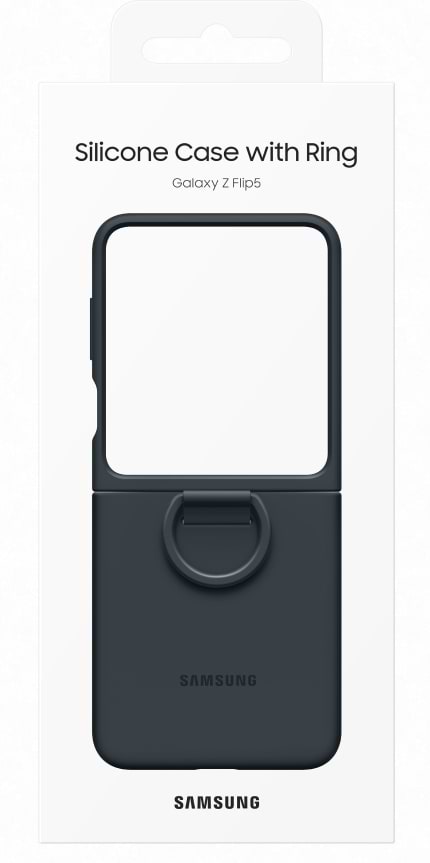 Фото - Чехол для смартфона Samsung Silicone Case with Ring Galaxy Flip 5 Indigo (EF-PF731TNEGUA)