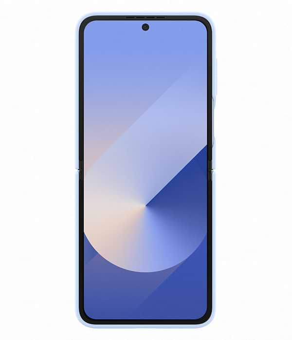 Фото - Чохол для смартфону Samsung Silicone Case Flip 6 Blue (EF-PF741TLEGUA)