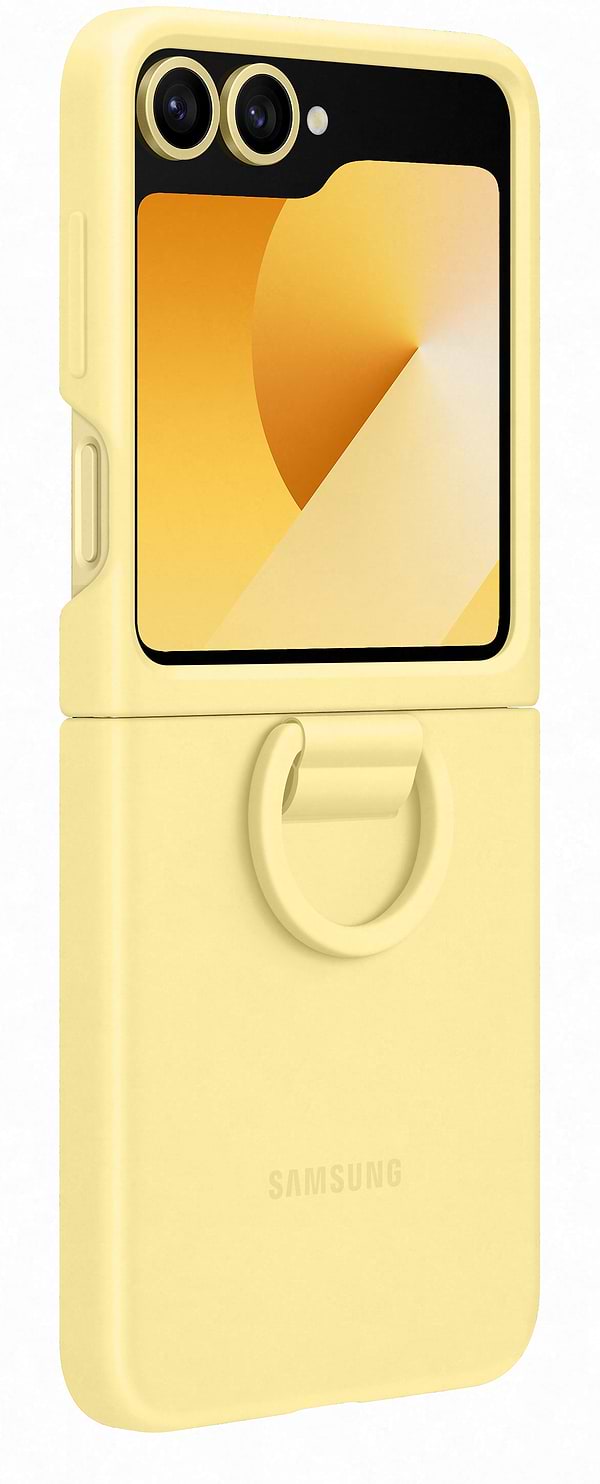 Фото - Чехол для смартфона Samsung Silicone Case Flip 6 Yellow (EF-PF741TYEGUA)