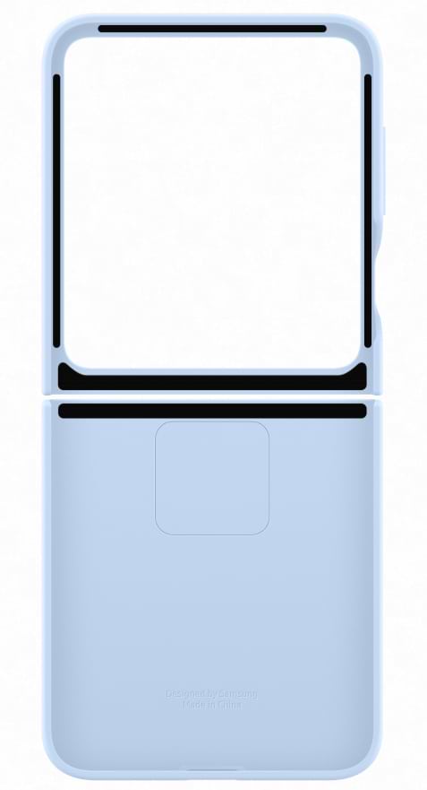 Чохол для смартфону Samsung Silicone Case Flip 6 Blue (EF-PF741TLEGUA) - Фото 1