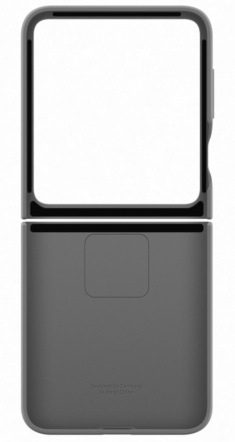 Чехол для смартфона Samsung Silicone Case Flip 6 Gray (EF-PF741TJEGUA) - Фото 1