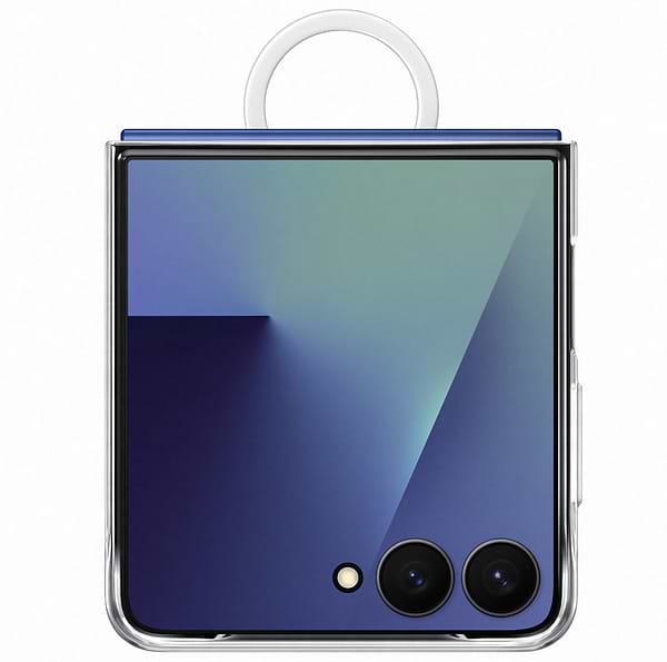Фото - Чохол для смартфону Samsung Ring Case Clear Flip 7 Transparent (EF-QF766CTEGUA)