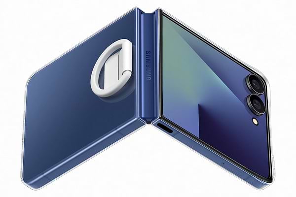 Фото - Чохол для смартфону Samsung Ring Case Clear Flip 7 Transparent (EF-QF766CTEGUA)