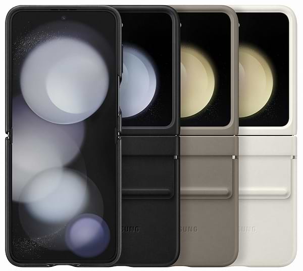 Фото - Чехол для смартфона Samsung Flap ECO-Leather Case Galaxy Flip 5 Etoupe (EF-VF731PAEGUA)
