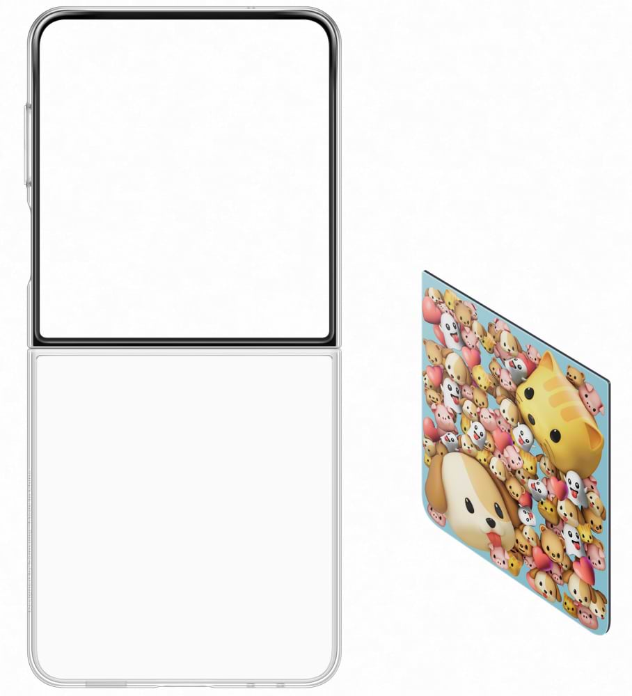 Чехол для смартфона Samsung Flipsuit Case Flip 7 Transparent (EF-ZF766CTEGUA) - Фото 1