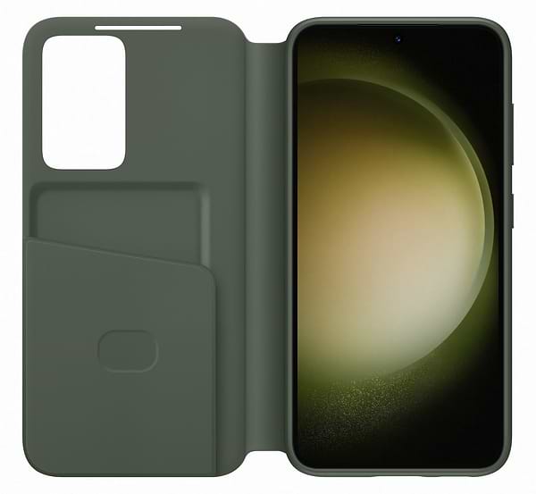 Фото - Чохол для смартфону Samsung Smart View Wallet Case Galaxy S23 Khaki (EF-ZS911CGEGRU)