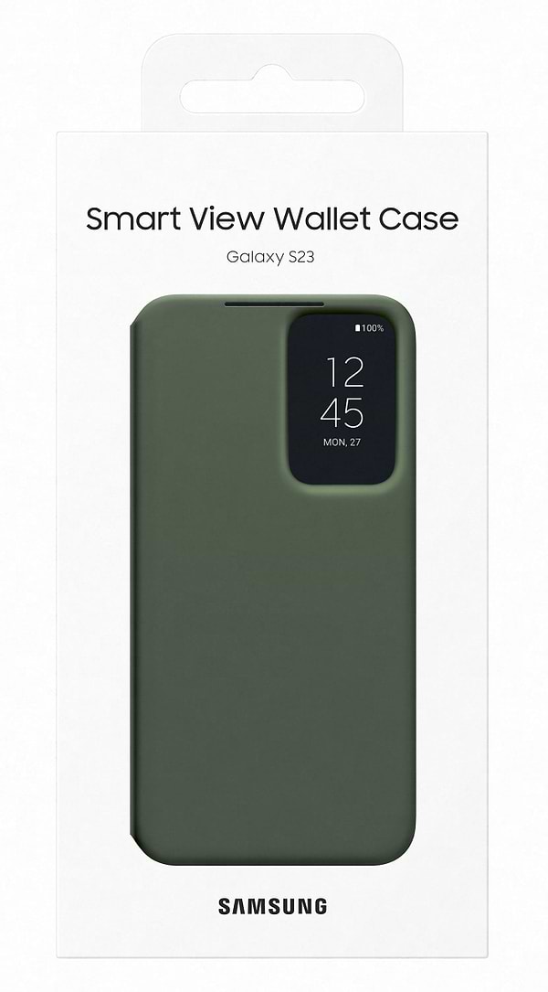 Фото - Чохол для смартфону Samsung Smart View Wallet Case Galaxy S23 Khaki (EF-ZS911CGEGRU)