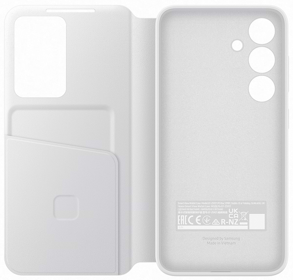 Фото - Чохол для смартфону Samsung Smart View Wallet Case S24 White (EF-ZS921CWEGWW)