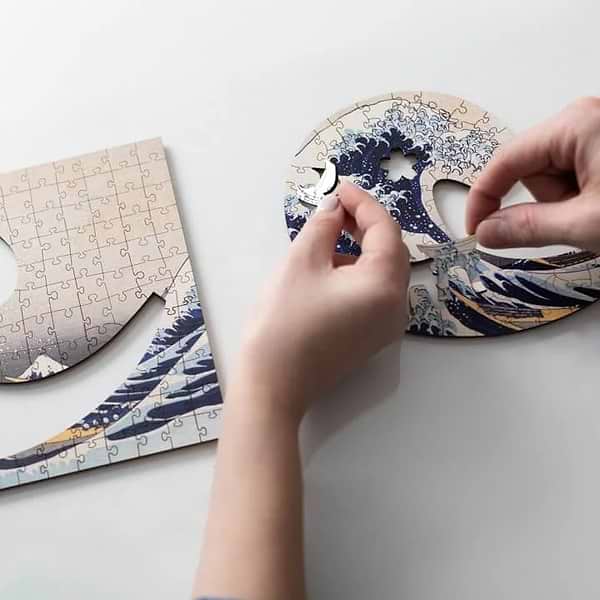 Фото - Пазли (5-7 років) Trefl Велика хвиля в Канагаві - Хокусай Кацусіка 200 елм. (20250)