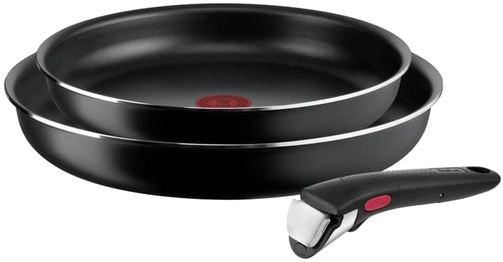 Набір сковорід зі знімною ручкою Tefal L1549013 Ingenio Easy Cook & Clean 3 пр - Фото 1