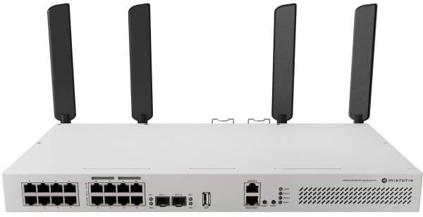 Коммутатор локальної мережі (Switch) MikroTik CRS418-8P-8G-2S+5axQ2axQ-RM