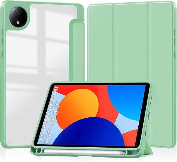 Фото - Чохол для планшета BeCover Soft Edge TPU з кріпленням для стілусу for Xiaomi Redmi Pad SE 8.7'' Green (712567)