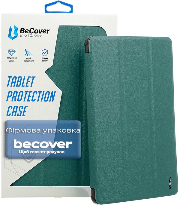 Фото - Чехол для планшета BeCover Smart Case for Samsung Galaxy Tab A11 SM-X133/X135 8.7" Dark Green (713968)