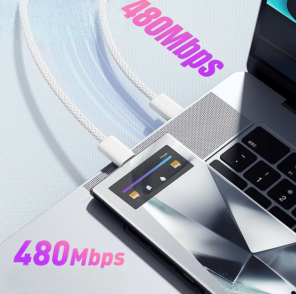 Фото - Сетевое зарядное устройство Essager Vanjane Travel Phone Charger Set PD20W with C-C 60W data cable (EFJB02-JSTT2-T)