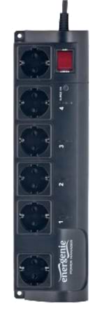 Фото - Мережевий фільтр EnerGenie EG-PMS2