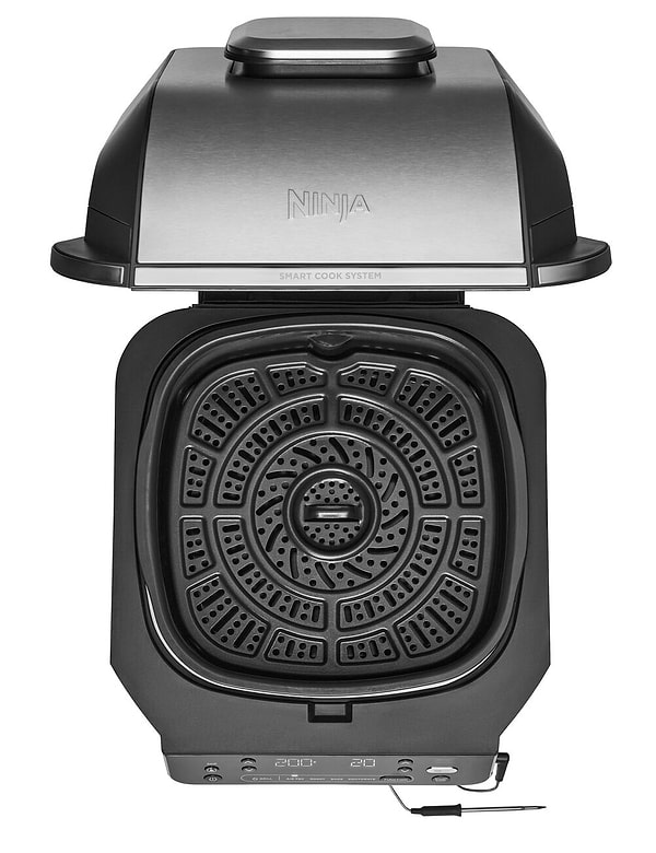 Фото - Гриль-барбекю електричний Ninja Foodi Air Grill & Air Fryer з Сooking probe (EG351EU)