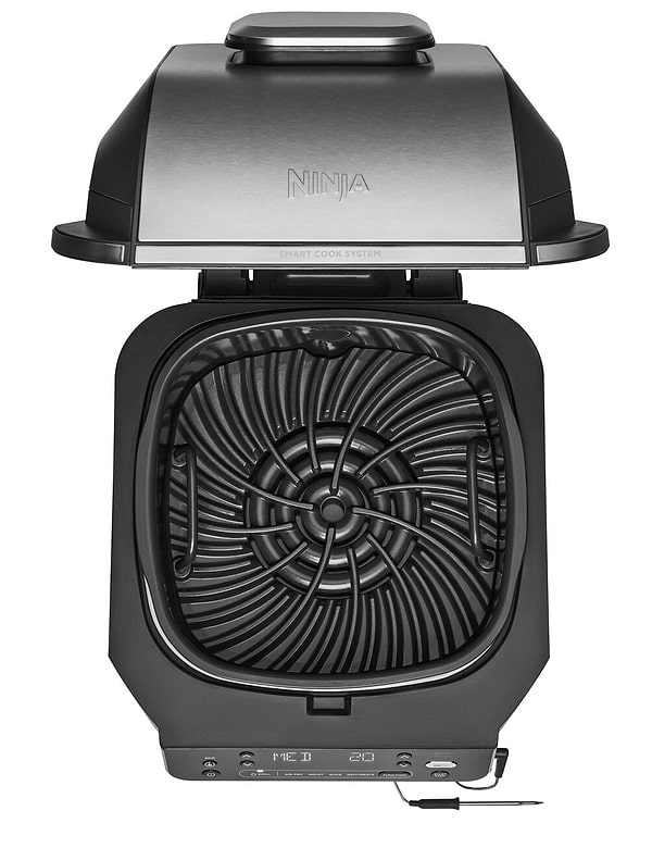 Фото - Гриль-барбекю електричний Ninja Foodi Air Grill & Air Fryer з Сooking probe (EG351EU)
