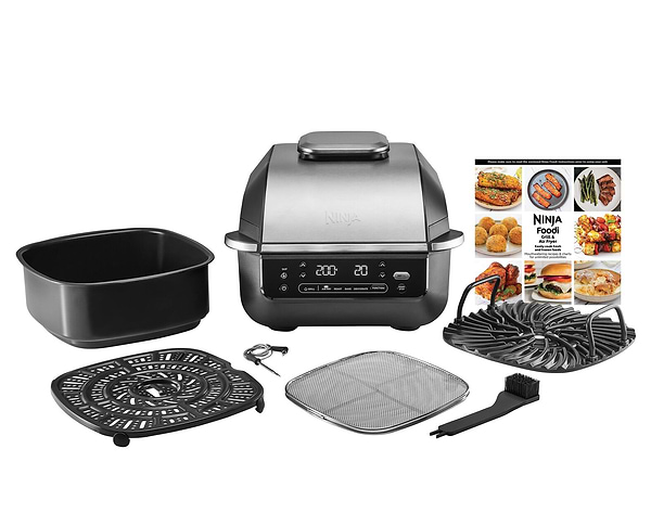 Фото - Гриль-барбекю електричний Ninja Foodi Air Grill & Air Fryer з Сooking probe (EG351EU)