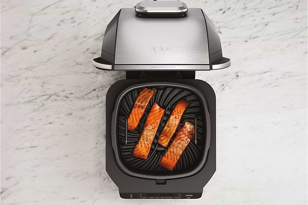 Фото - Гриль-барбекю електричний Ninja Foodi Air Grill & Air Fryer з Сooking probe (EG351EU)