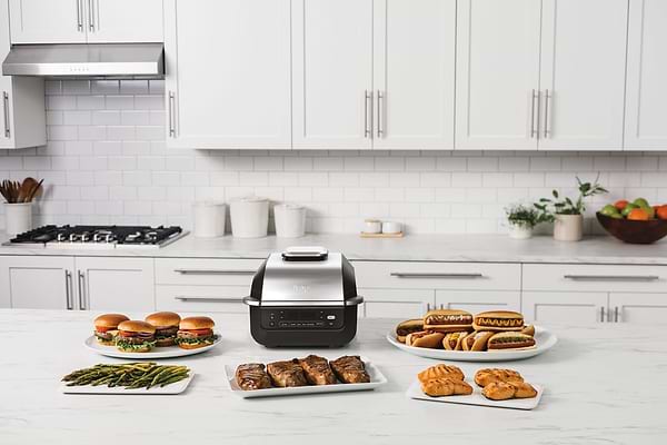 Фото - Гриль-барбекю електричний Ninja Foodi Air Grill & Air Fryer з Сooking probe (EG351EU)