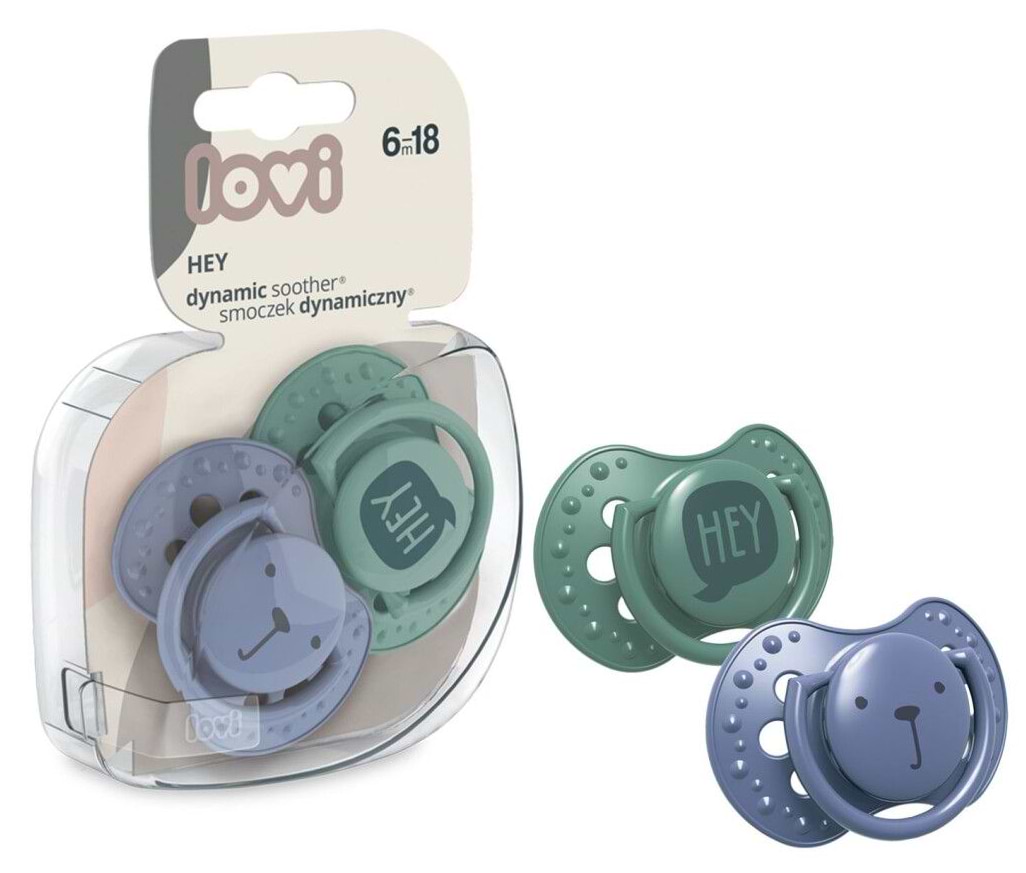 Симетрична пустушка Lovi 6-18 міс 2 шт. Hey Boy (22/887boy) - Фото 1