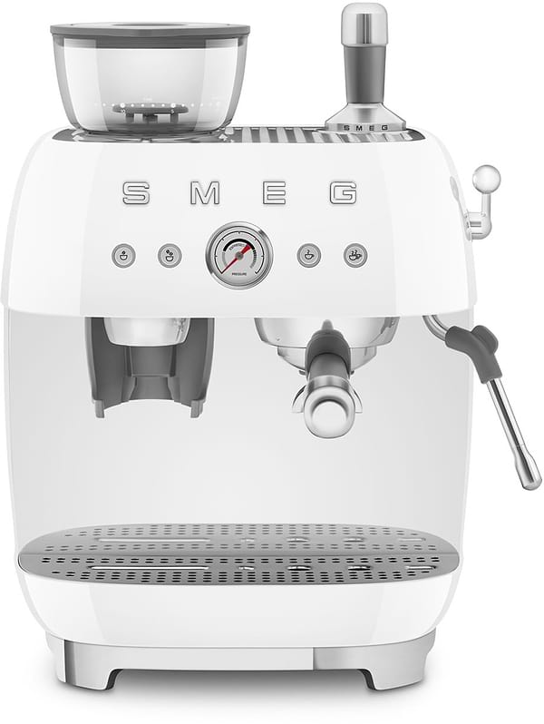 Фото - Уцінка - Кавоварка рожкова Smeg EGF03WHEU