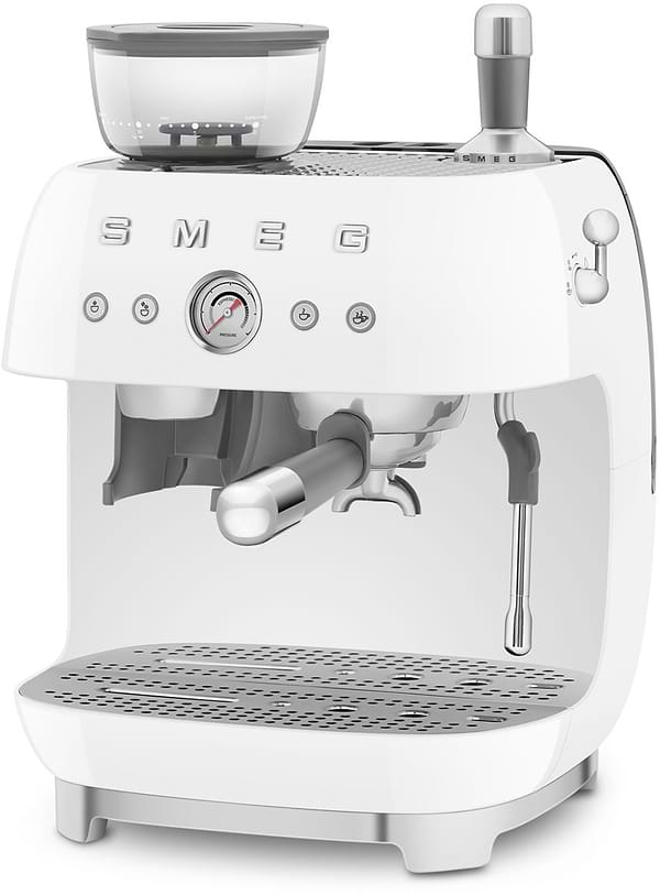 Фото - Уцінка - Кавоварка рожкова Smeg EGF03WHEU