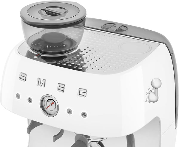 Фото - Уцінка - Кавоварка рожкова Smeg EGF03WHEU