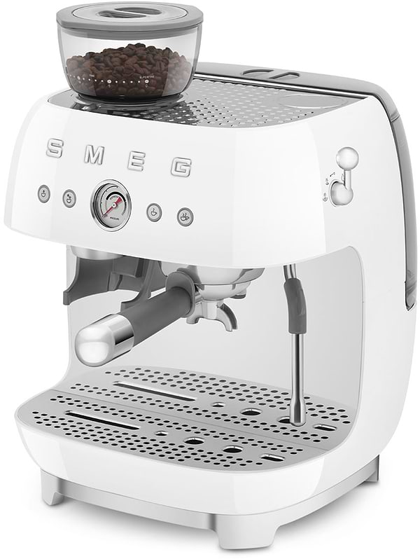 Фото - Уцінка - Кавоварка рожкова Smeg EGF03WHEU