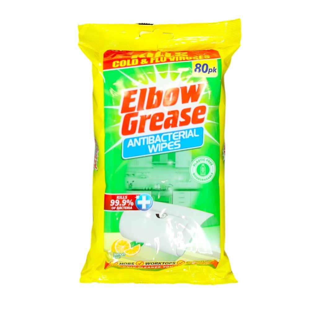 Серветка побутова Elbow Grease Лимон 80 шт. (EGUWWCSAL)