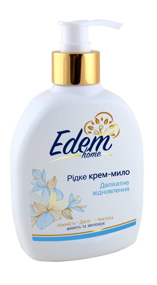 Фото - Рідке мило для рук Edem Home Делікатне Відновлення 300 мл (EH550496)