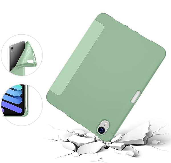 Фото - Чохол для планшету BeCover Direct Charge Pen з кріпленням Apple Pencil for Apple iPad Mini 7 2024 Green (712460)