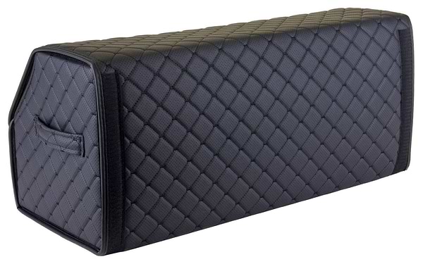 Фото - Сумка-органайзер в багажник EVAtech ECO L ПСЖ чорна з чорною ниткою (EHECELBBBBV164)