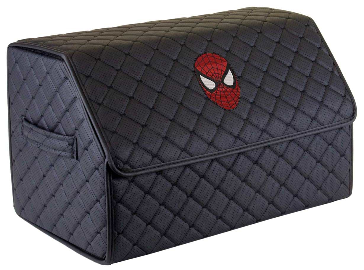 Сумка-органайзер в багажник EVAtech ECO M Spider-Man черная с черной нитью (EHECEMBBBBV156)