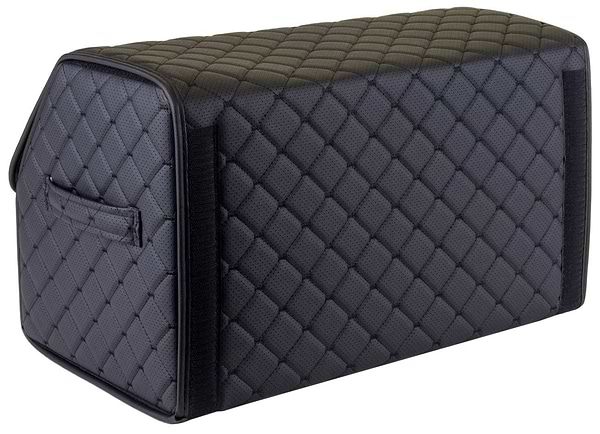 Фото - Сумка-органайзер в багажник EVAtech ECO M Spider-Man logo чорна з чорною ниткою (EHECEMBBBBV159)