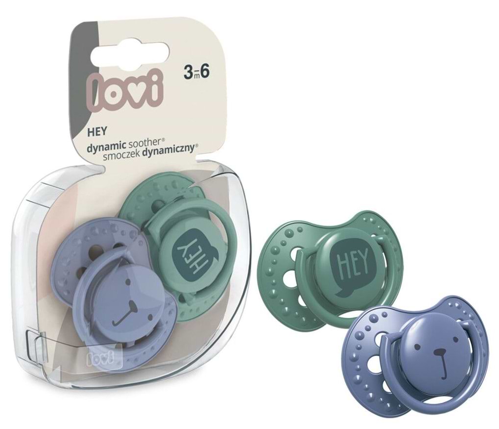 Симетрична пустушка Lovi 3-6 міс 2 шт. Hey Boy (22/886boy) - Фото 1